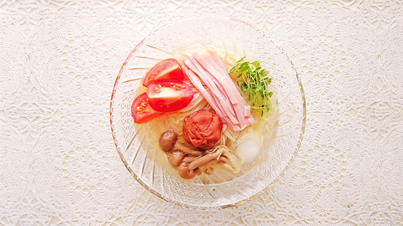 冷やし鶏塩そうめん
