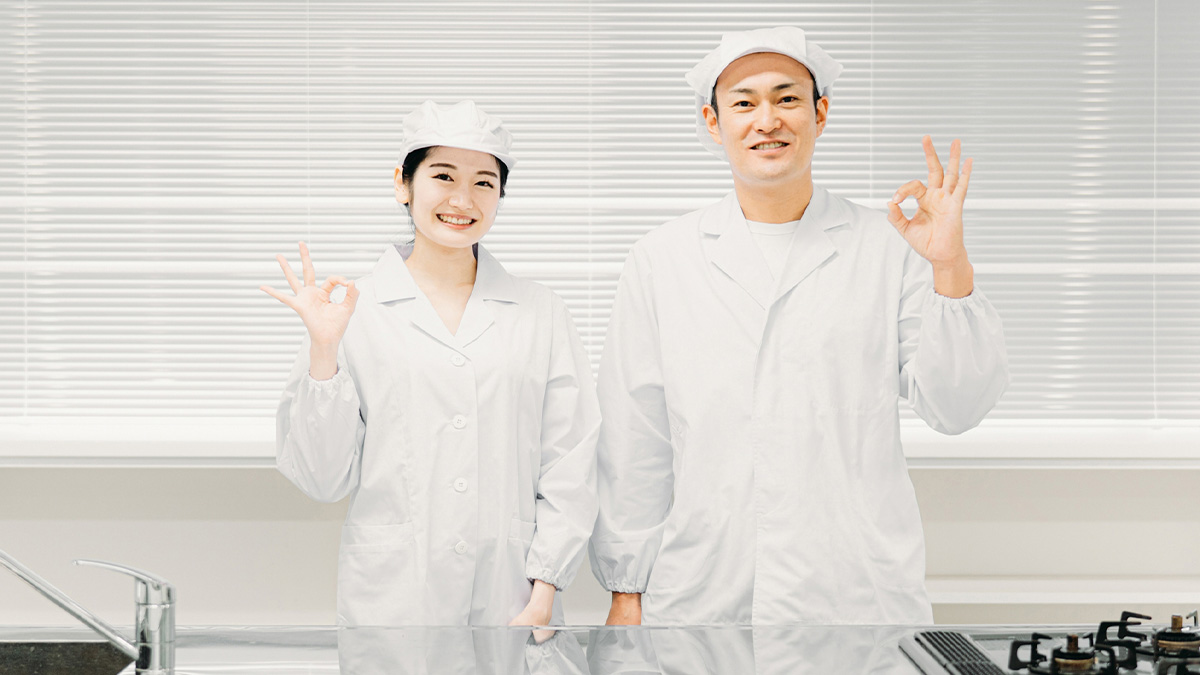 衛生管理が整った給食委託業者