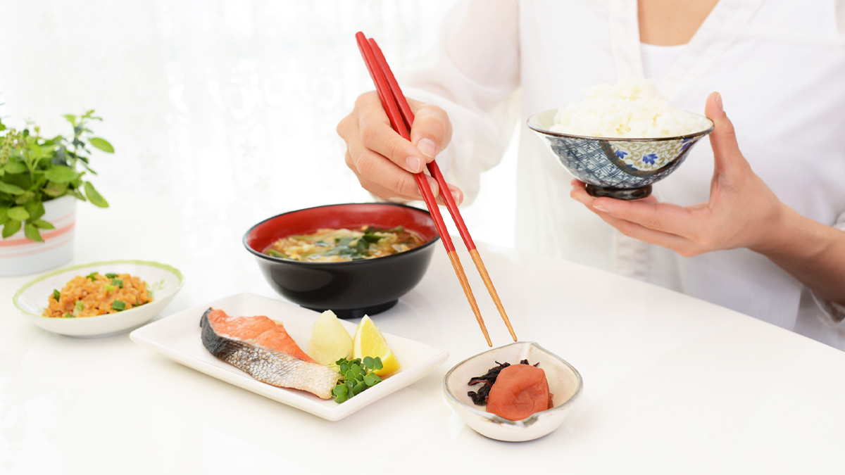 栄養バランスの整った食事